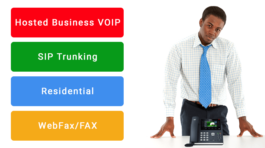 Hosted PBX, SIP Trunking, Residential and WebFax/FAX